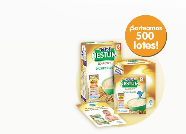 Sorteo de 500 lotes de Nestlé Nestum